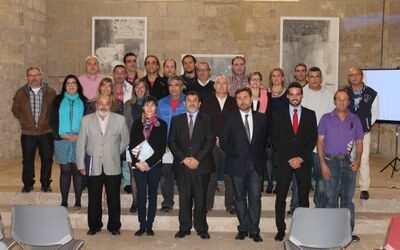 La Diputación de Zaragoza clausura el tercer taller de empleo del palacio abacial de Veruela