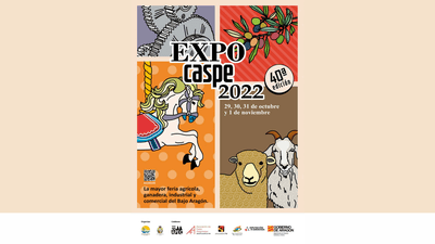 Caspe celebra la 40 edición de su feria agrícola, ganadera, industrial y comercial del Bajo Aragón del 29 de octubre al 1 de noviembre