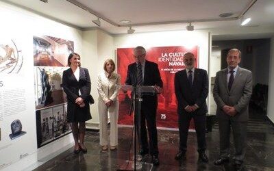 La DPZ acoge una exposición sobre los 75 años de historia de la Institución Príncipe de Viana de Navarra