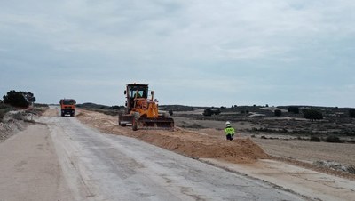 LA DIPUTACIÓN DE ZARAGOZA COMIENZA LA SEGUNDA FASE DEL ARREGLO DE LA CARRETERA PROVINCIAL QUE CONECTA MONEGRILLO Y OSERA