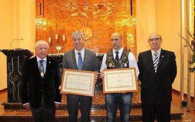 La DPZ recibe el título de Hermano Bienhechor de la Hermandad del Refugio de Zaragoza