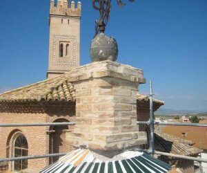 Concluye una nueva fase en la restauración de la iglesia de La Asunción de Longares