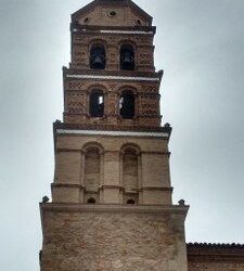 La Diputación de Zaragoza continúa con la restauración de la torre mudéjar de la iglesia parroquial de Fuendejalón
