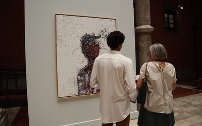 Más de 5.000 personas han visitado la exposición del XXXIII premio de arte Santa Isabel en el palacio de Sástago
