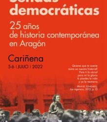 El Congreso de Historia Contemporánea de Aragón inaugura mañana en Cariñena su XXV edición
