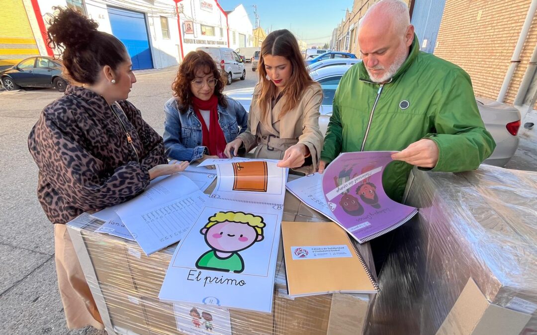 La Diputación de Zaragoza envía al Sáhara materiales educativos para 2.800 estudiantes de español