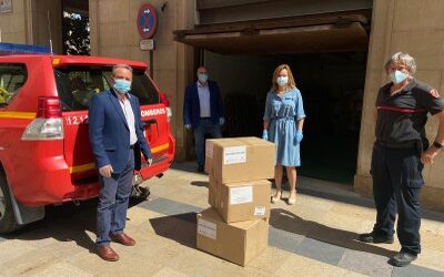 LA DIPUTACIÓN DE ZARAGOZA DISTRIBUIRÁ ENTRE LOS MUNICIPIOS DE LA PROVINCIA 40.000 MASCARILLAS ENTREGADAS POR LA DELEGACIÓN DEL GOBIERNO