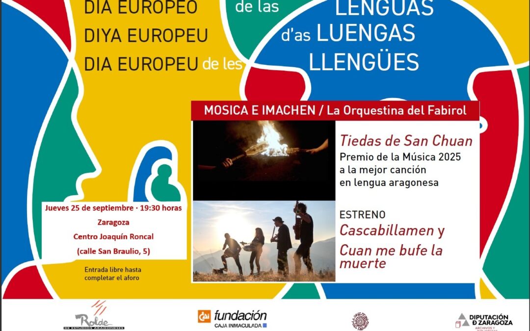 La DPZ celebra el Día Europeo de las Lenguas con actos para difundir la literatura y la música en aragonés