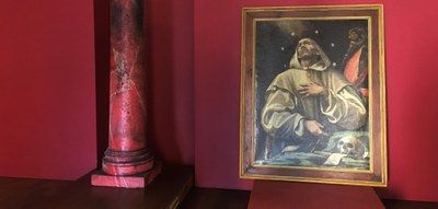 LA DIPUTACIÓN DE ZARAGOZA RESTAURA UN LIENZO DE SAN BRUNO DEL SIGLO XVIII OBRA DEL PINTOR ARAGONÉS FRAY MANUEL BAYEU
