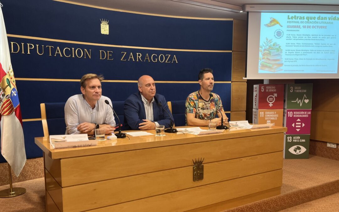 “Letras que dan la vida”, el festival de creación literaria de las Cinco Villas, se estrena en Isuerre este sábado