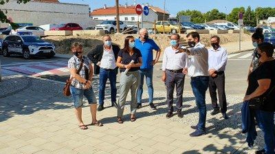 SÁNCHEZ QUERO VISITA MARÍA DE HUERVA PARA CONOCER LAS NECESIDADES Y LOS PROYECTOS DEL MUNICIPIO
