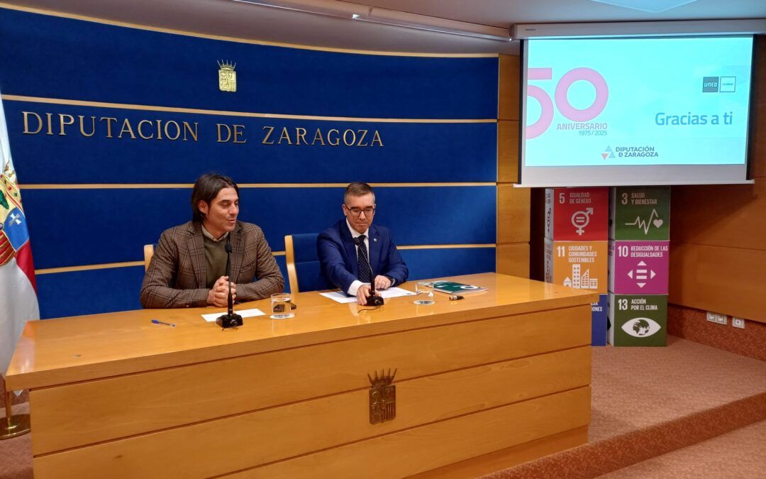 La UNED de Calatayud y la Diputación de Zaragoza conmemoran el 50 aniversario del centro con actos académicos, culturales y sociales