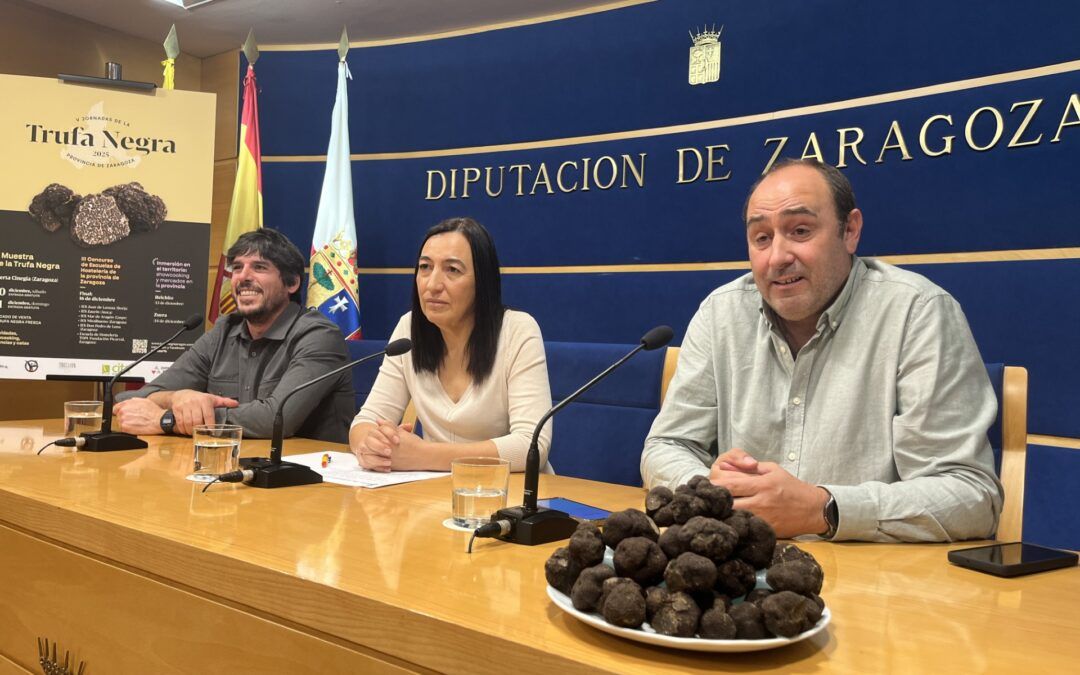 Las V Jornadas de la Trufa Negra de la Provincia de Zaragoza regresan con nueva ubicación de su mercado y mayor foco en el territorio