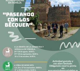 LA DPZ PONE EN MARCHA ‘PASEANDO CON LOS BÉCQUER’, UN PROGRAMA DE VISITAS INTERACTIVAS FAMILIARES EN EL ENTORNO DE VERUELA