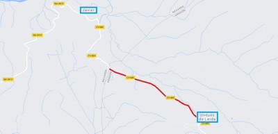 LA CARRETERA QUE CONECTA UNDUÉS DE LERDA Y EL LÍMITE CON NAVARRA SE CORTARÁ A PARTIR DE MAÑANA MARTES Y DURANTE TRES DÍAS POR OBRAS