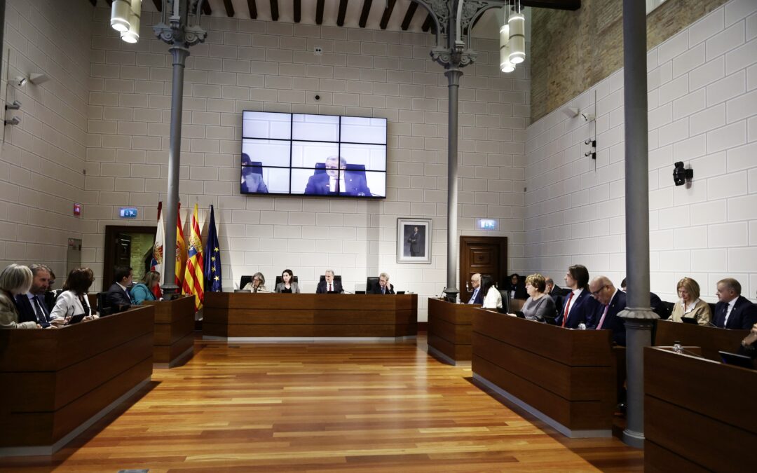 La Diputación de Zaragoza exige al Gobierno de Aragón una financiación justa para los municipios con al menos 200 millones de euros anuales