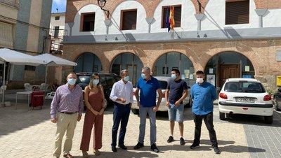 SÁNCHEZ QUERO VISITA LAS LOCALIDADES DE MARA Y ORERA ACOMPAÑADO POR SUS ALCALDES Y MIEMBROS DE LA CORPORACIÓN MUNICIPAL