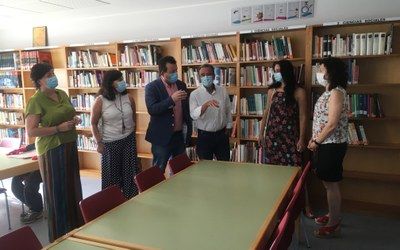 SÁNCHEZ QUERO VISITA LAS ÚLTIMAS OBRAS DE MEJORA ACOMETIDAS EN LA LOCALIDAD DE ZUERA