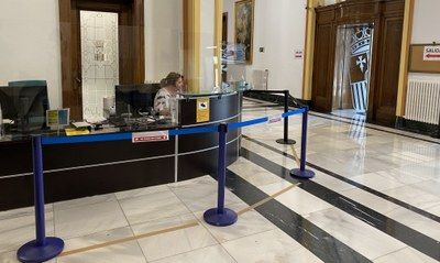 LA DIPUTACIÓN DE ZARAGOZA REABRE HOY SUS PUERTAS AL PÚBLICO CON CONDICIONES PARA EL ACCESO DE LOS VISITANTES