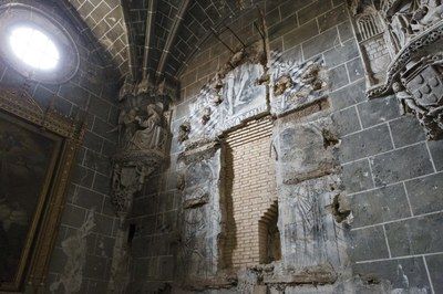 La DPZ firma con el Obispado el convenio para restaurar la capilla de Santiago de la catedral de Tarazona con una inversión de 450.000 euros