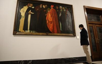 La Diputación de Zaragoza coloca cartelas y códigos QR para dar a conocer las principales obras de su colección artística