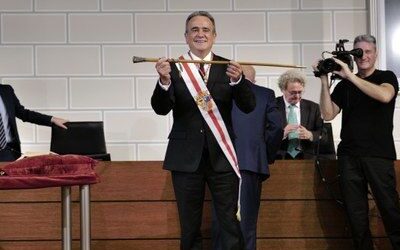 Sánchez Quero, reelegido presidente de la Diputación de Zaragoza para un tercer mandato con los votos del PSOE, En Común-IU y CHA