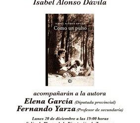 La DPZ acoge la presentación de ‘Como un Pulso’, una novela de Isabel Alonso sobre la represión a finales de la dictadura franquista