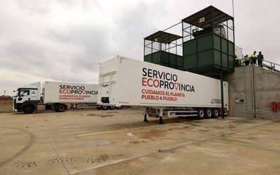 La DPZ pone en marcha la planta de transferencia de residuos de Quinto, la tercera de la seis del servicio Ecoprovincia