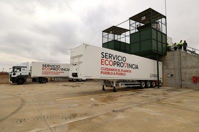La DPZ pone en marcha la planta de transferencia de residuos de Quinto, la tercera de la seis del servicio Ecoprovincia