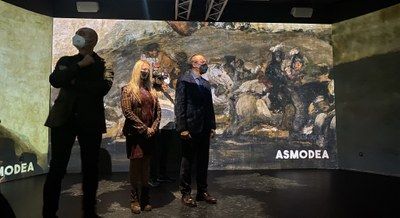 El IAACC Pablo Serrano ofrece una experiencia sensorial en torno a las Pinturas Negras de Francisco de Goya