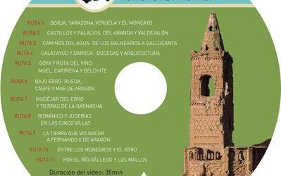 La Diputación de Zaragoza edita un DVD con once vídeos promocionales sobre sus once rutas turísticas por la provincia