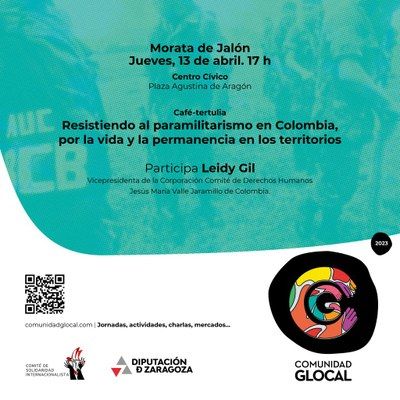 El programa Comunidad Glocal de la DPZ continúa con charlas sobre la situación en Colombia y en el norte de África