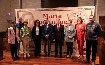 La Diputación de Zaragoza y el Gobierno de Aragón reeditan en formato facsímil el libro de María Domínguez “Opiniones de mujeres”