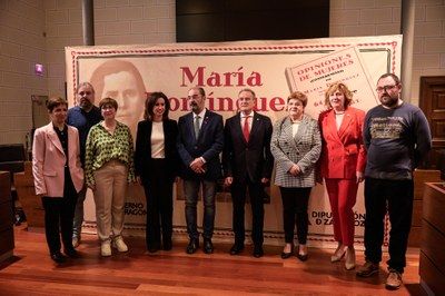 La Diputación de Zaragoza y el Gobierno de Aragón reeditan en formato facsímil el libro de María Domínguez “Opiniones de mujeres”