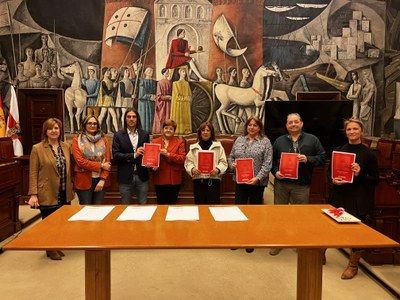 La Diputación de Zaragoza y los sindicatos firman el primer Plan de Igualdad de la institución