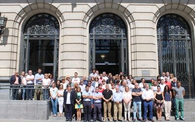 La Diputación de Zaragoza guarda un minuto de silencio por el atentado de Niza