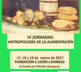 Las IV Jornadas de Antropología de La Puebla de Alfindén abordarán el fenómeno de la alimentación del 17 al 19 de marzo