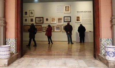 La exposición ‘El joven Goya y las pinturas de Fuendetodos’ supera las 20.000 visitas en el palacio de Sástago con actividades para este puente
