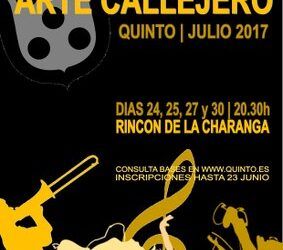 Quinto busca espectáculos para su I Festival de Arte Callejero, que se celebrará a finales de julio dentro de las fiestas patronales