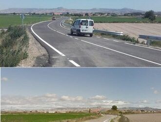 La Diputación de Zaragoza termina el arreglo de la carretera de acceso a Novillas