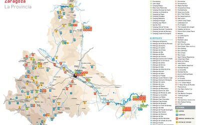 La Diputación de Zaragoza edita una guía sobre las empresas de turismo activo, los campings y los albergues de la provincia