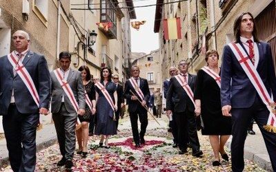 La Diputación de Zaragoza participa un año más en la fiesta de los Corporales de Daroca