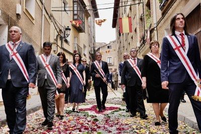 La Diputación de Zaragoza participa un año más en la fiesta de los Corporales de Daroca