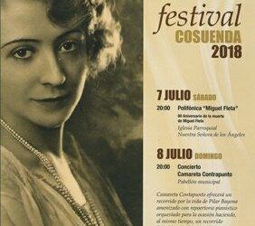 Cosuenda celebra este fin de semana la III edición del festival Pilar Bayona