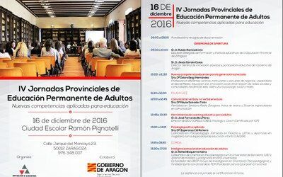 La DPZ organiza una jornada sobre nuevas competencias en educación de adultos