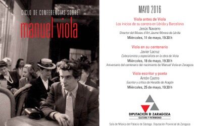 La DPZ sigue conmemorando el centenario de Manuel Viola con un ciclo de conferencias sobre este gran artista zaragozano