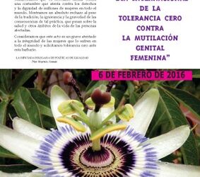 Manifiesto de adhesión a la conmemoración del día internacional de tolerancia cero contra la mutilación genital femenina: 6 de febrero de 2016