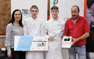 El IES Juan de Lanuza de Borja gana el primer concurso de cocina con trufa negra de las escuelas de hostelería de la provincia