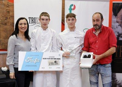El IES Juan de Lanuza de Borja gana el primer concurso de cocina con trufa negra de las escuelas de hostelería de la provincia