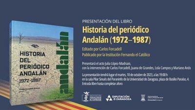 La Institución Fernando el Católico de la Diputación de Zaragoza publica un libro sobre la historia del periódico “Andalán”